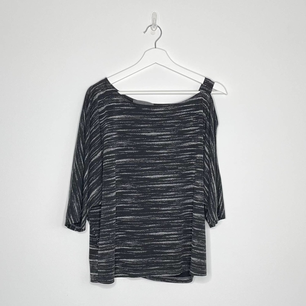 SUNDAY IN BROOKLYN | Marled Cold‎ Shoulder Top | S